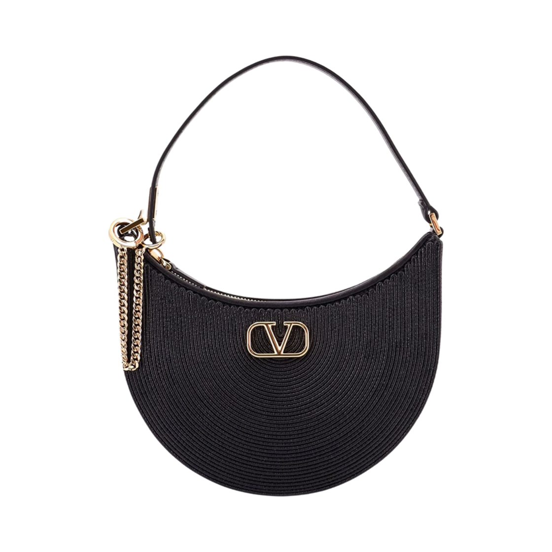 발렌티노 미니 호보 숄더백 블랙(Valentino Mini Hobo Shoulder Bag Black) - 1