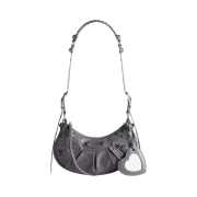 Balenciaga Le Cagole Small Shoulder Bag Dark Grey