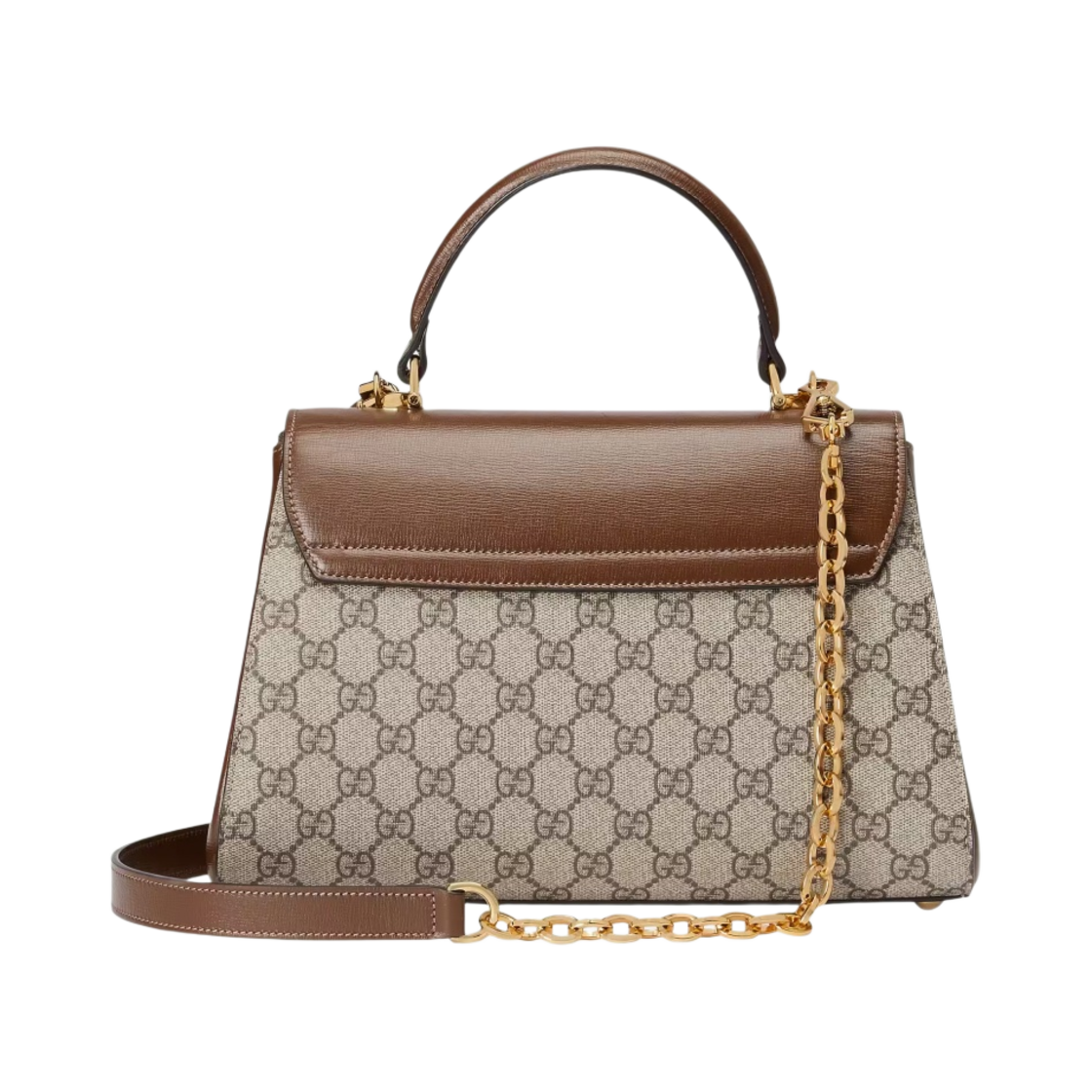 구찌 홀스빗 1955 미디움 핸들백 베이지 에보니 브라운(Gucci Horsebit 1955 Medium Handle Bag Beige Ebony Brown) - 3