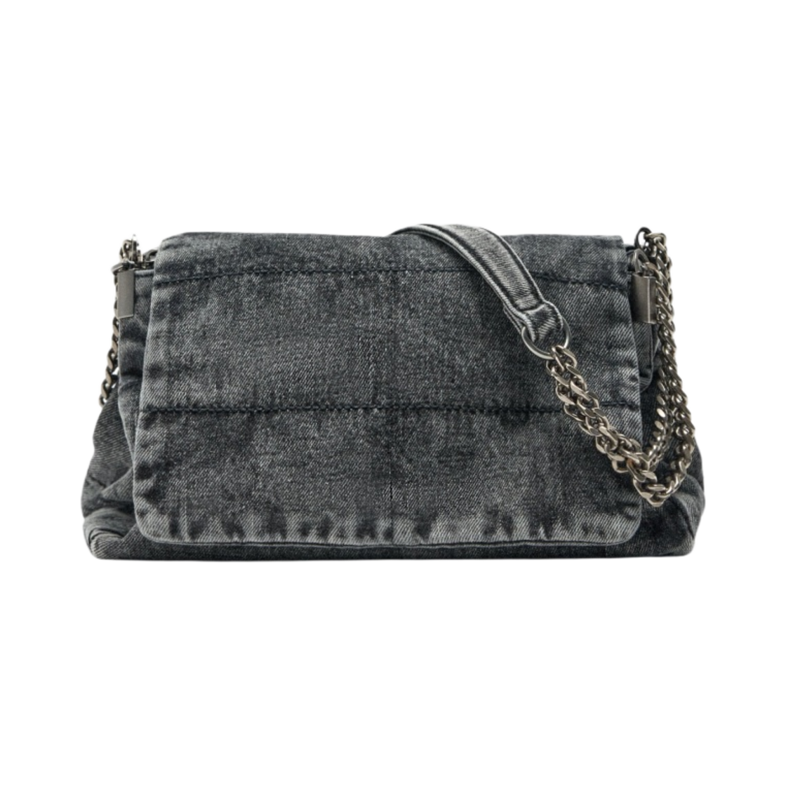 자라 락 플랩 숄더백 데님 블루(Zara Rock Flap Shoulder Bag Denim Blue)