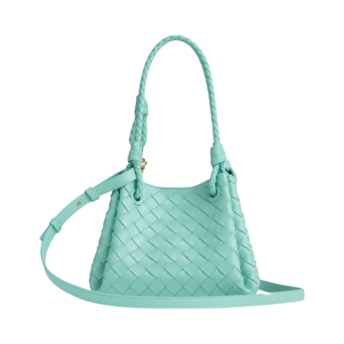 보테가 베네타 스몰 파라슈트 그린 오아시스(Bottega Veneta Small Parachute Green Oasis) - 3