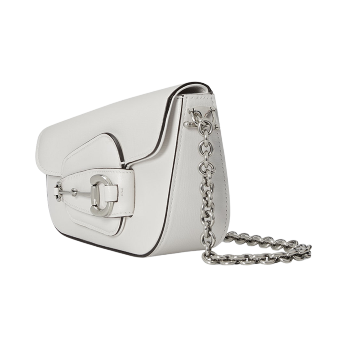구찌 홀스빗 1955 미니 숄더백 화이트 레더(Gucci Horsebit 1955 Mini Shoulder Bag White Leather) - 2