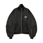 [KREAM 단독] STU Overfit Collar Bomber Black