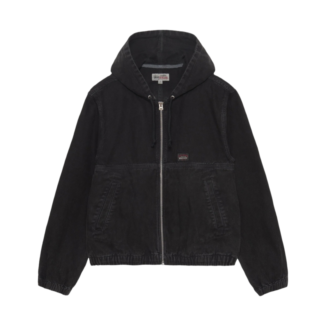 스투시 더블 다이 워크 자켓 블랙 | Stussy | KREAM