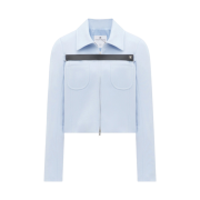 (W) Courreges Twill Strap Jacket Sky