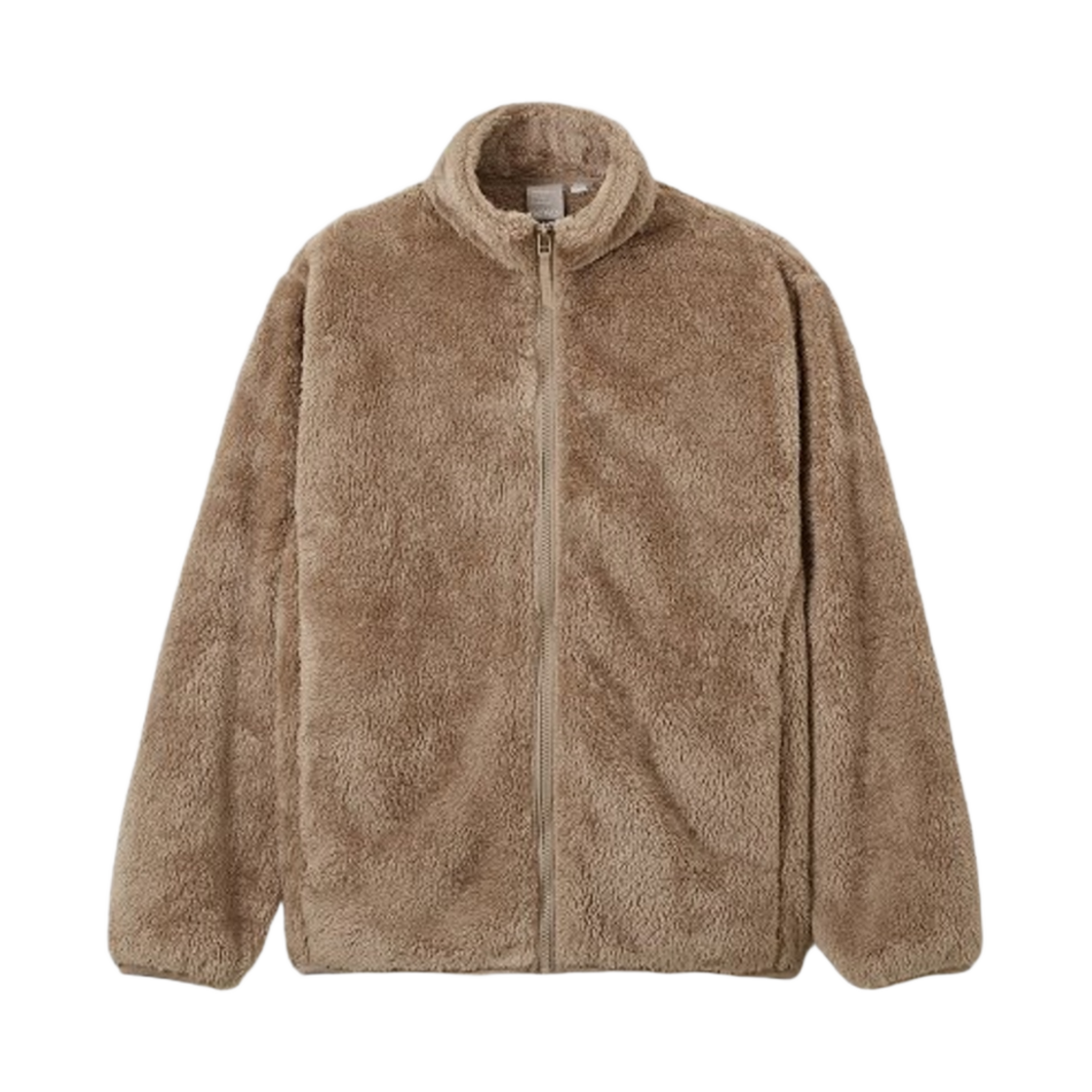 스파오 베이직 퍼 플리스 집업 브라운(Spao Basic Fur Fleece Zip Up Brown)