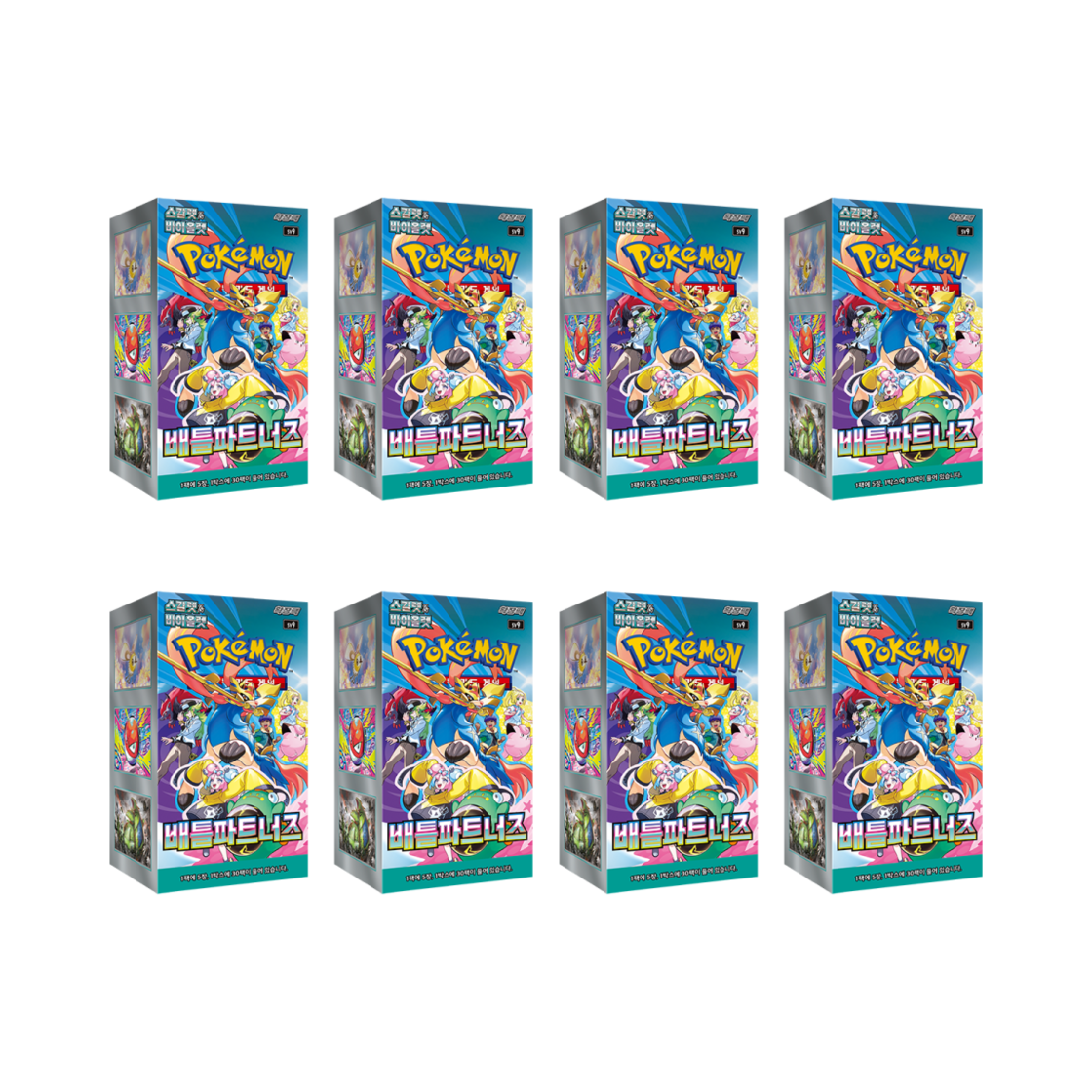 포켓몬 TCG 스칼렛 & 바이올렛 확장팩 배틀 파트너즈 8박스 (총 240팩)(Pokemon TCG Scarlet & Violet Expansion Pack Battle Partners 8 Boxes (Total Pack of 240)) - 1