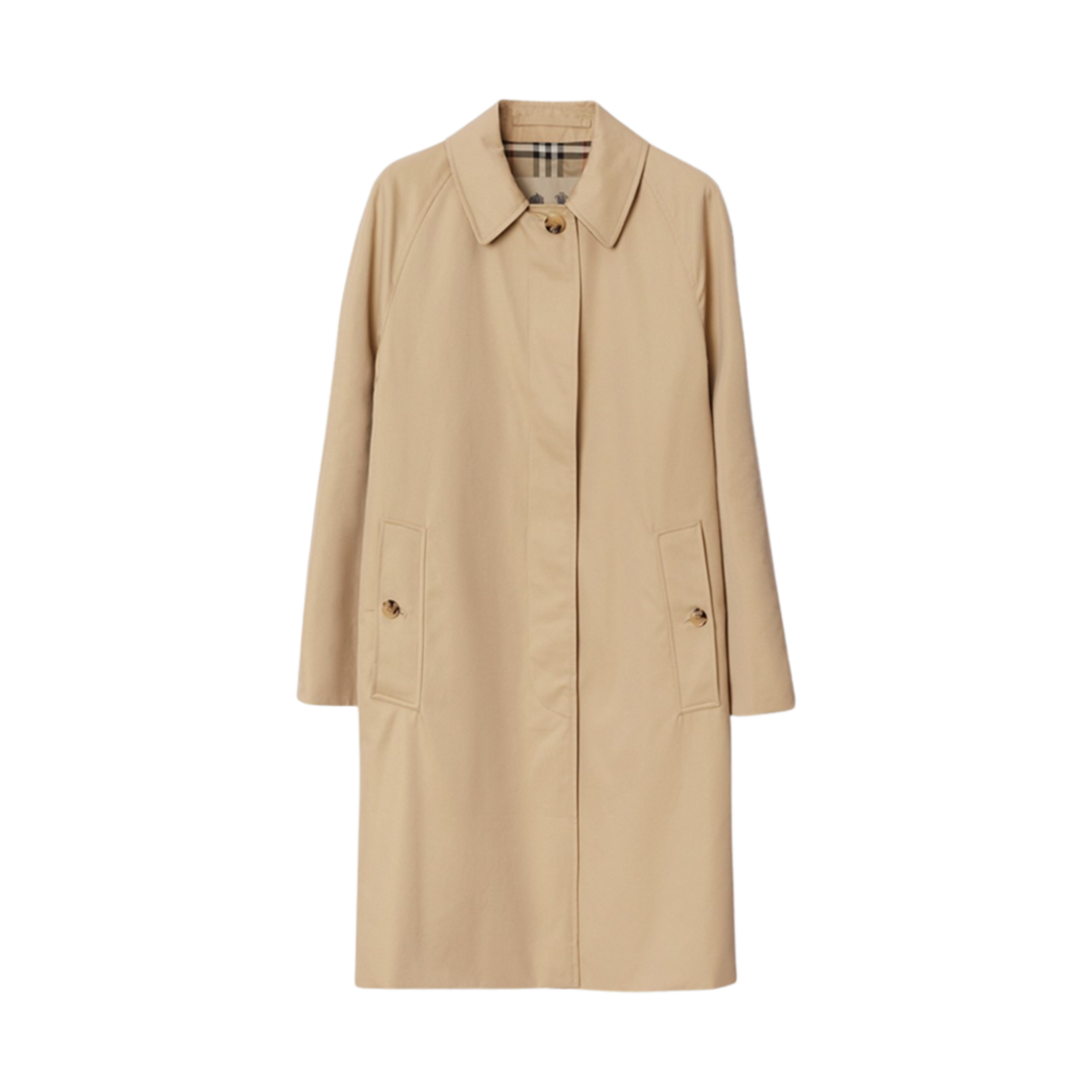 (W) 버버리 캠든 헤리티지 카 코트 허니((W) Burberry Camden Heritage Car Coat Honey) - 1