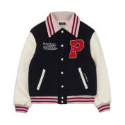 Peaceminusone Varsity Jacket #1 Black