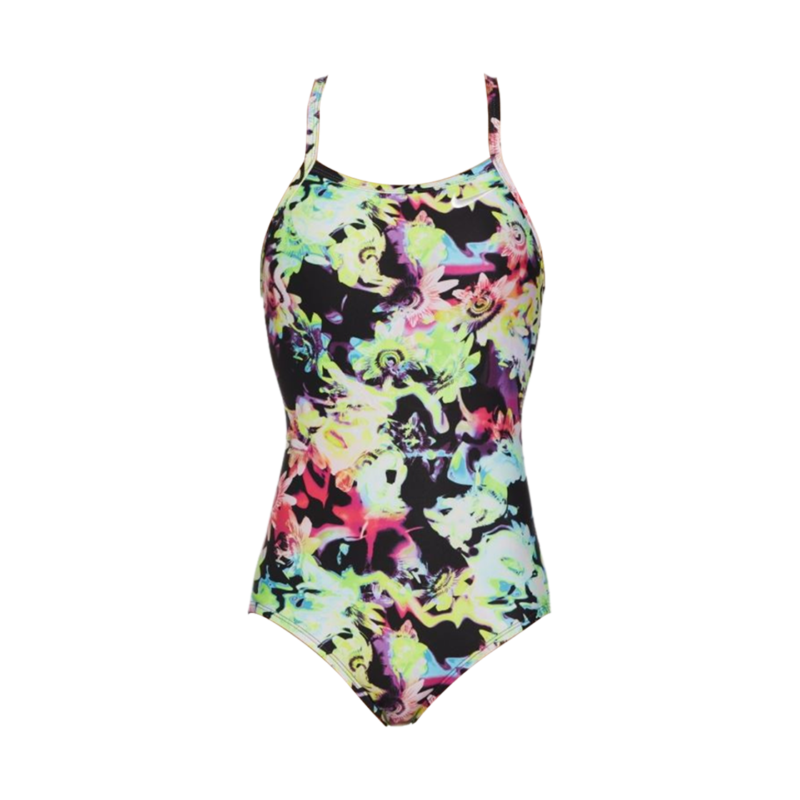 NESSE006-959 (W) Nike Swim Drippy Flower Cut Out Rainbow