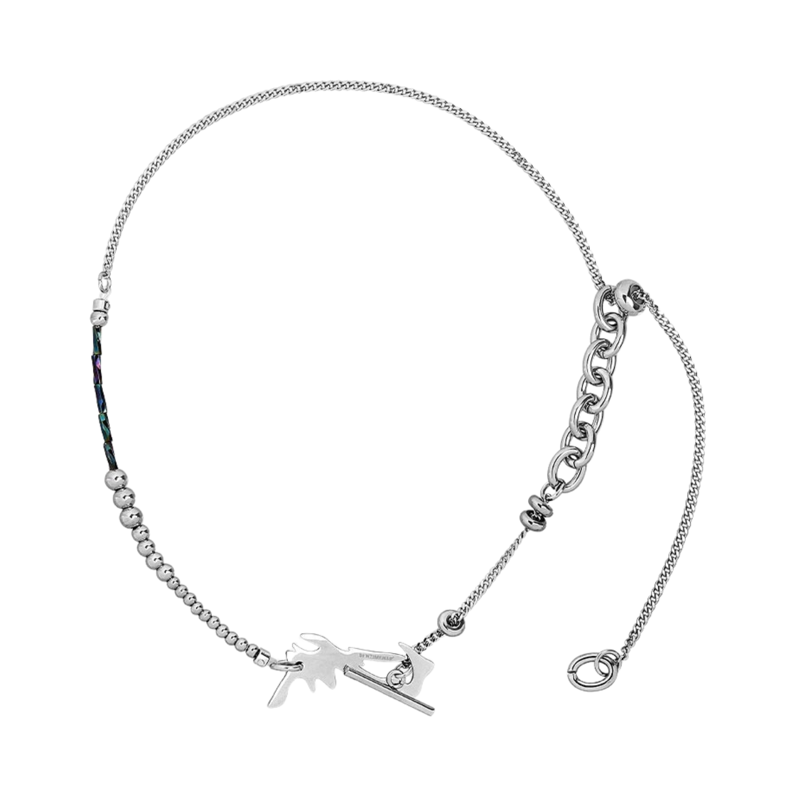 센티멍 넘버 386 네크리스 실버