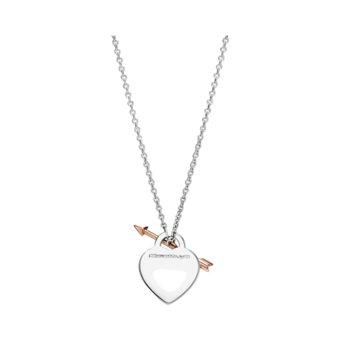 티파니 앤 코 리턴 투 티파니 러브스트럭 하트 태그 펜던트 실버 & 로즈 골드(Tiffany & Co. Return To Tiffany Lovestruck Heart Tag Pendant Silver & Rose Gold) - 2
