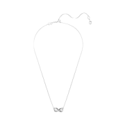 (W) Swarovski Hyperbola Pendant Pave Infinity White Rhodium Plated