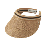 (W) Helen Kaminski Bianca Nougat Black Stripe