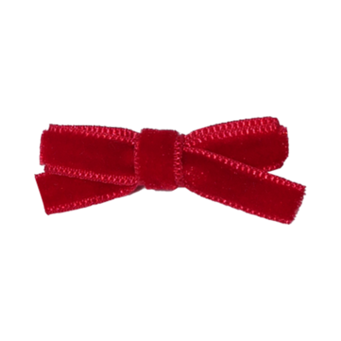 C122705-red Cosymosy Cat Velvet Ribbon Pin Red