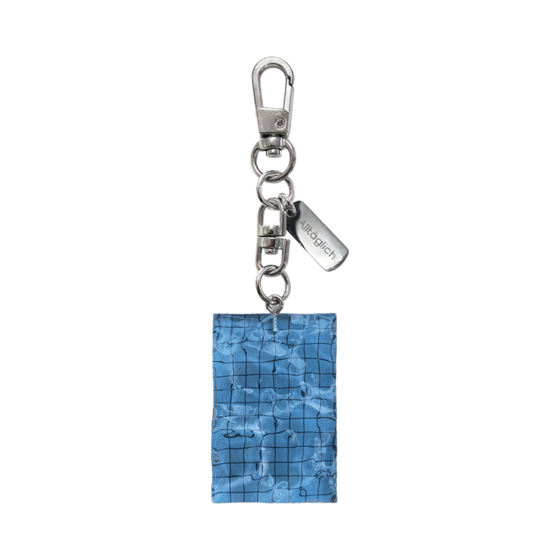 swcbsqprbl ALLTAGLICH Handmade Swimming Pool Keyring (Ver.2) Prussian Blue