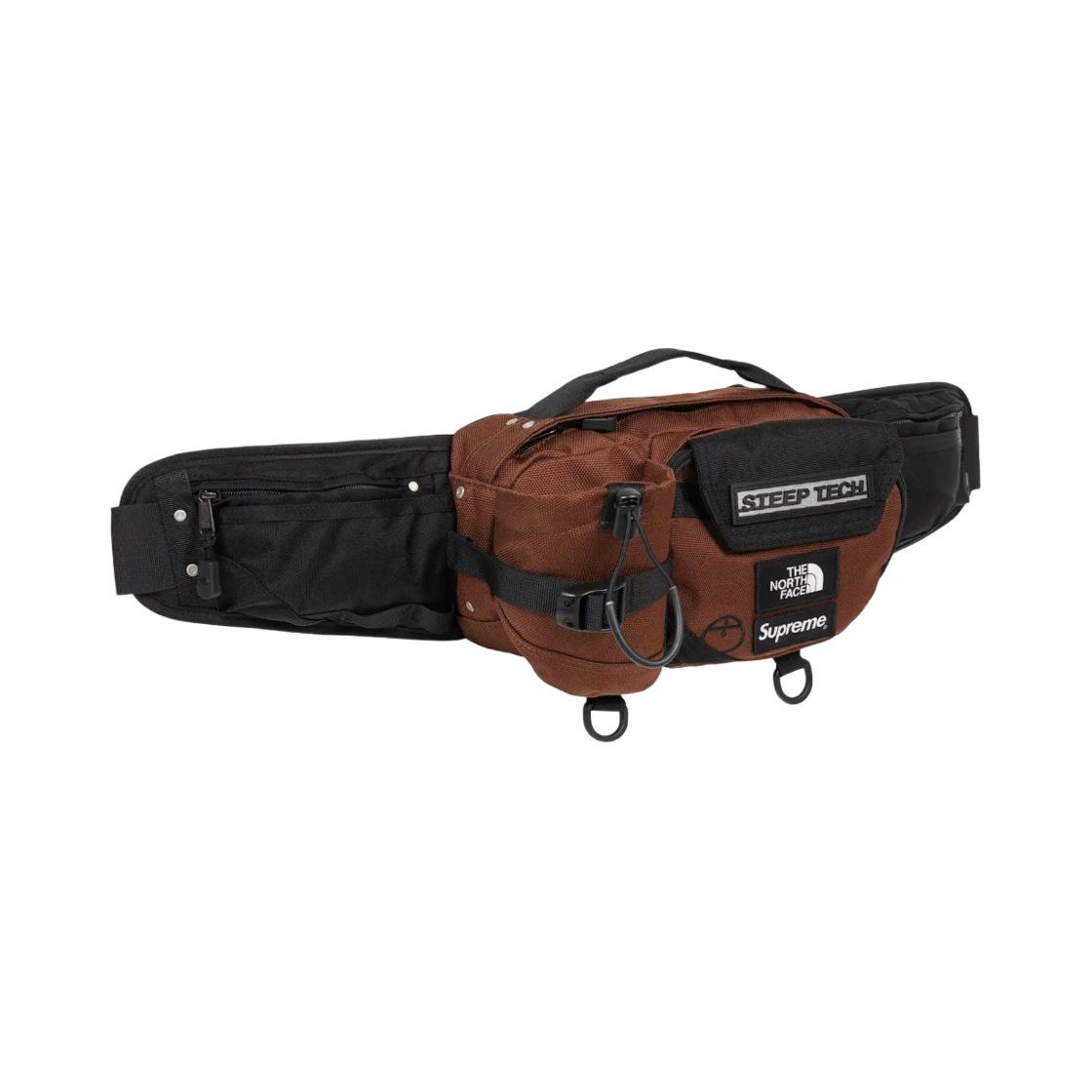 슈프림 x 노스페이스 스팁 테크 웨이스트백 브라운 - 22FW(Supreme x The North Face Steep Tech Waist Bag Brown - 22FW) - 2