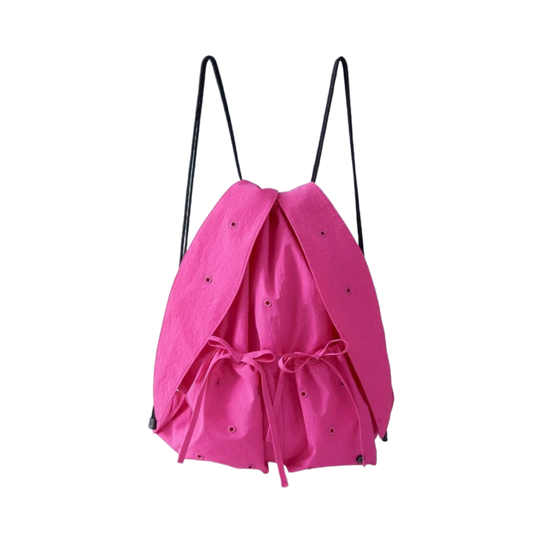뉴진스 x 꼴레 래빗 스트링백 푸시아 핑크(NewJeans x Coller Rabbit String Bag Fuchsia Pink)