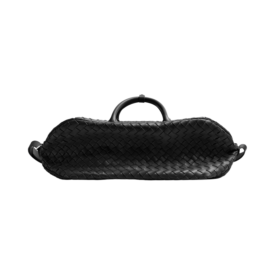 보테가 베네타 인트레치아토 팝업 더플백 블랙(Bottega Veneta Intrecciato Pop-Up Duffle Bag Black) - 1