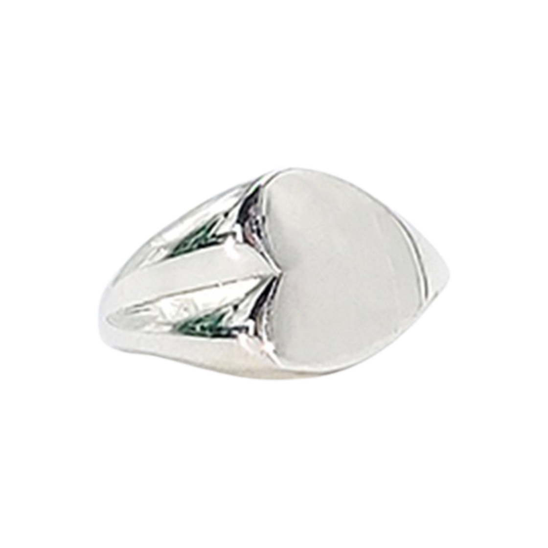 프리카 하트 링 실버