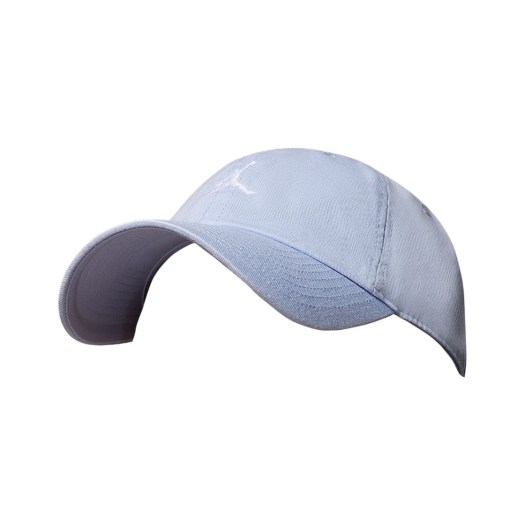 Jordan Club Unstructured Curved Bill Cap Hydrogen Blue White