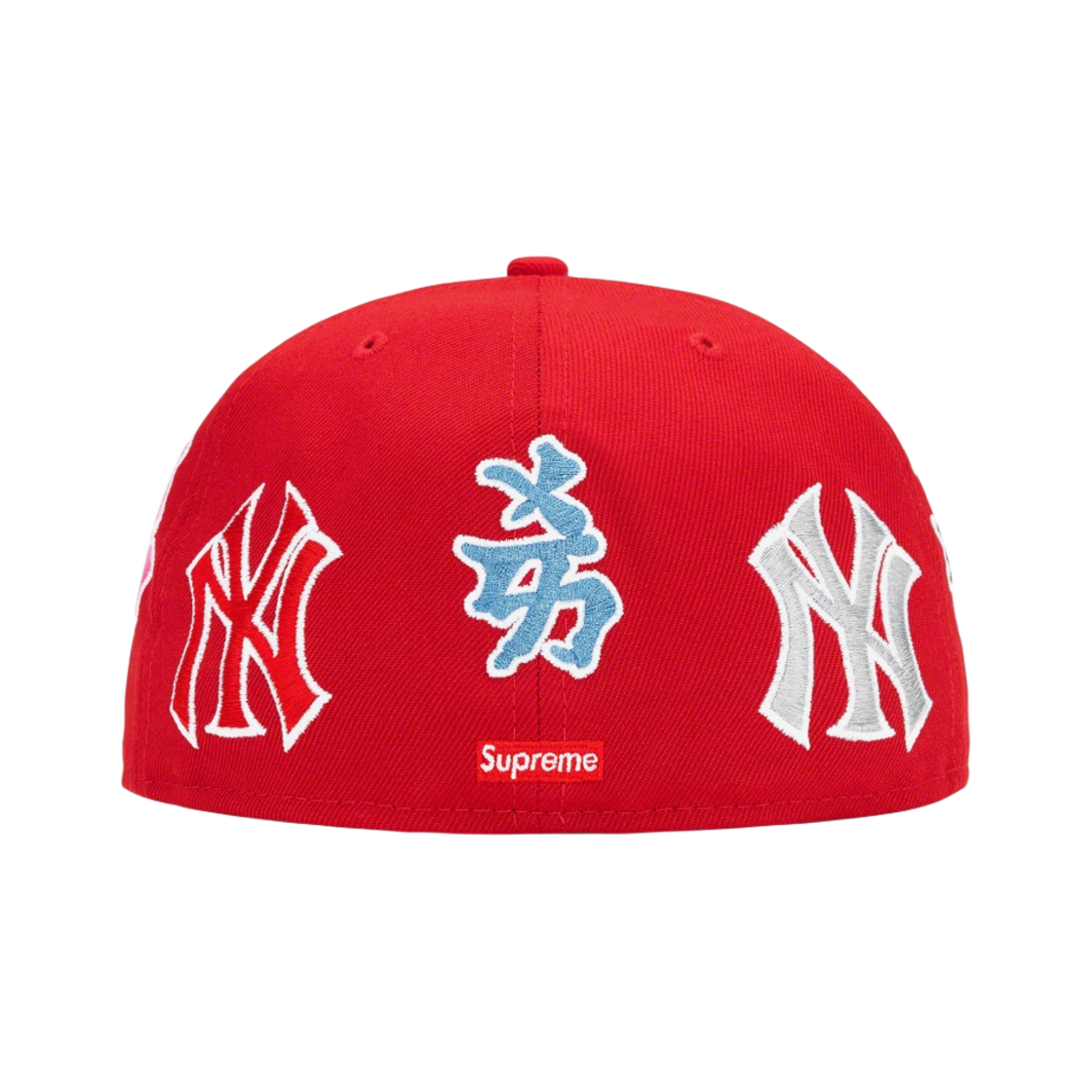 슈프림 x 뉴욕 양키스 간지 뉴에라 레드 - 22FW(Supreme x New York Yankees Kanji New Era Red - 22FW) - 3