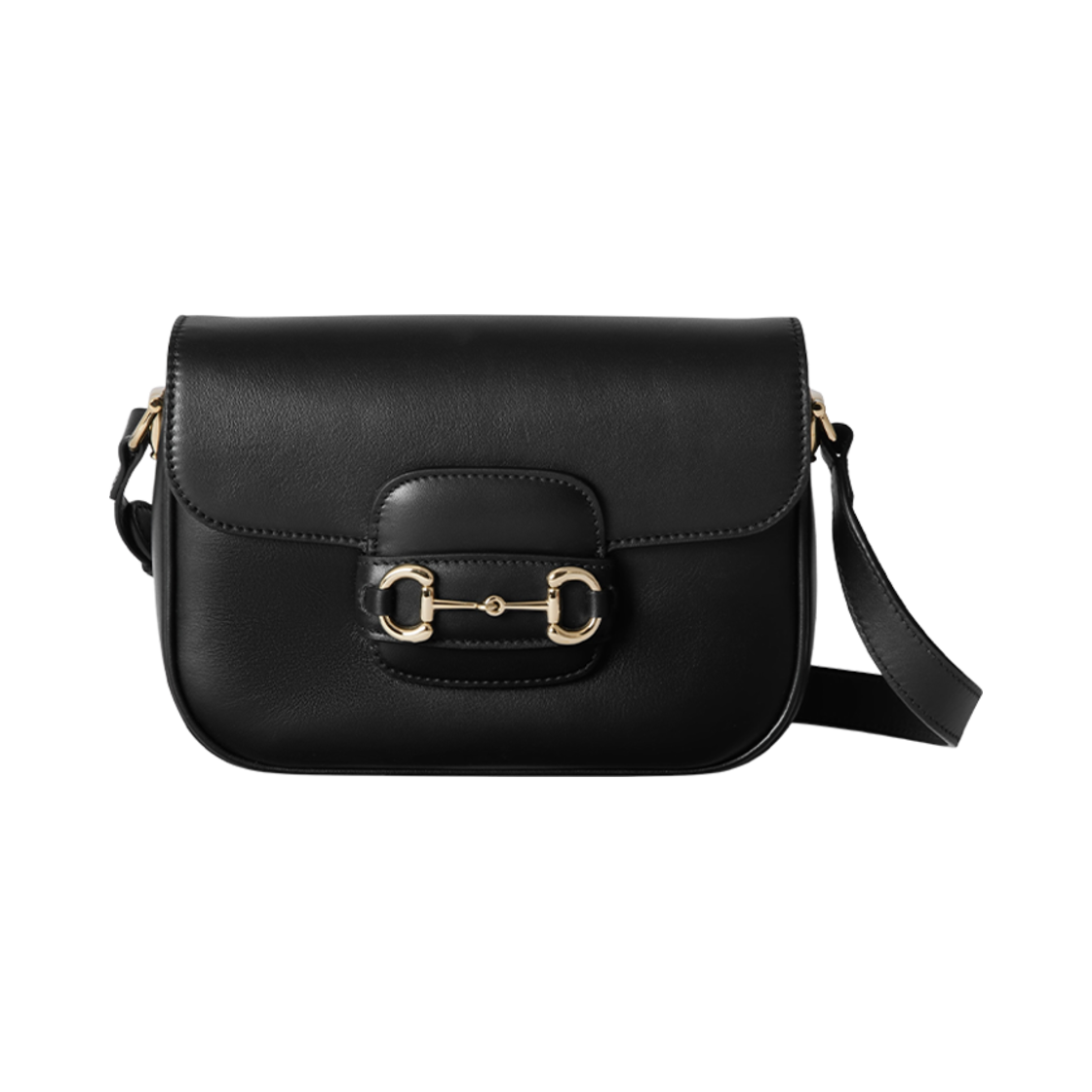 구찌 홀스빗 1955 미니 숄더백 블랙(Gucci Horsebit 1955 Mini Shoulder Bag Black) - 1