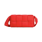 Bottega Veneta Padded Tech Cassette Tomato