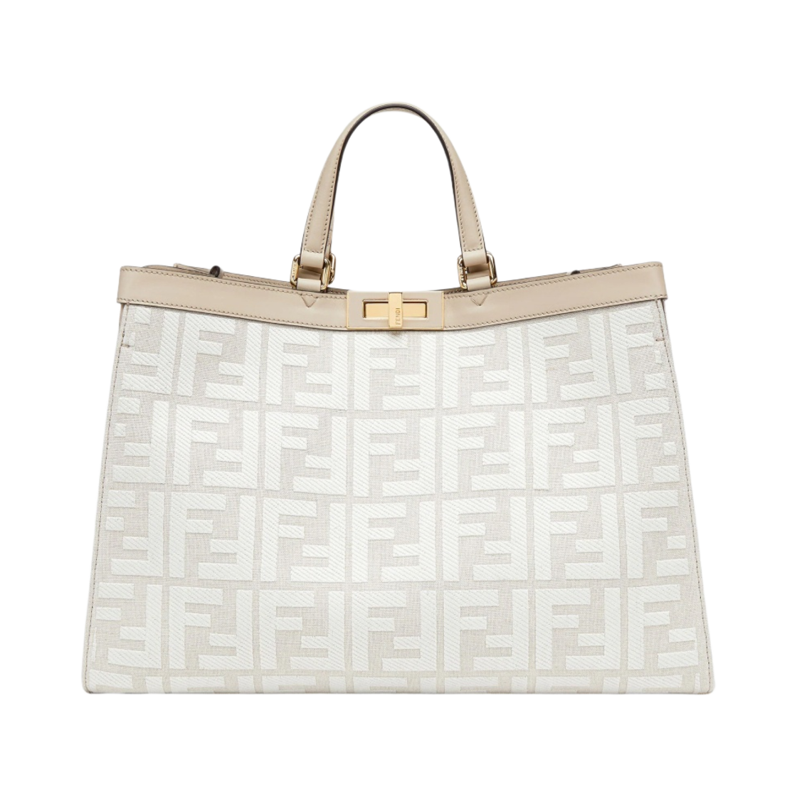 펜디 X-토트백 캔버스 FF 화이트(Fendi X-Tote Bag Canvas FF White) - 1