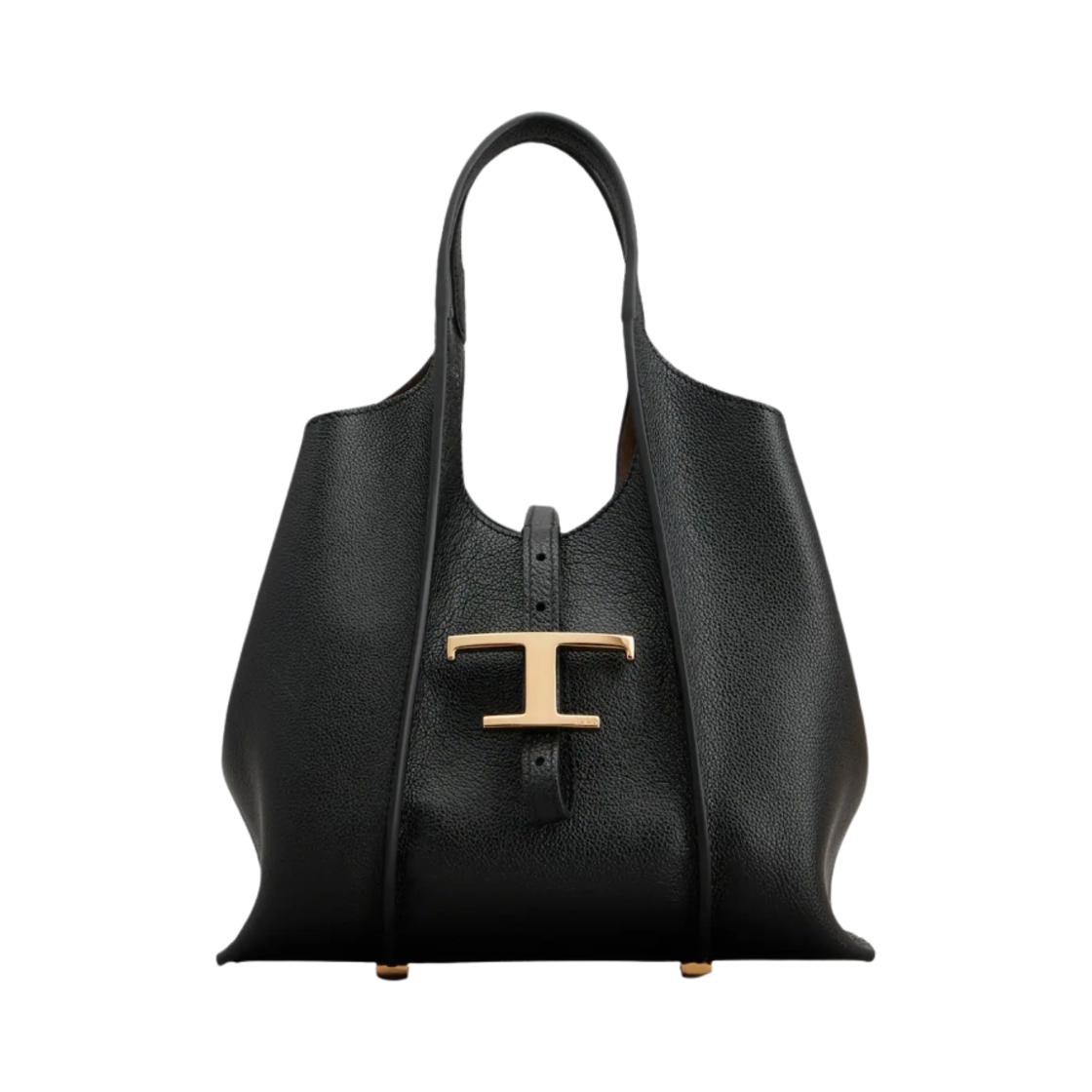 XBWTSBA9100Q8EB999 Tod's T Timeless Mini Shopping Bag in Leather Black