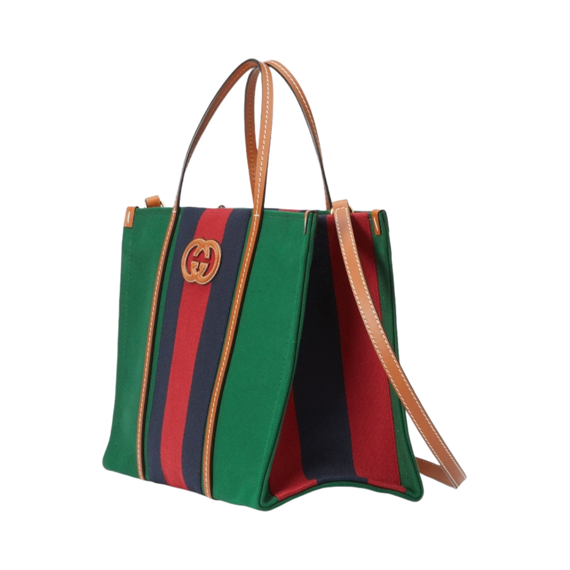 구찌 미디움 인터로킹 G 토트백 그린(Gucci Medium Interlocking G Tote Bag Green) - 2