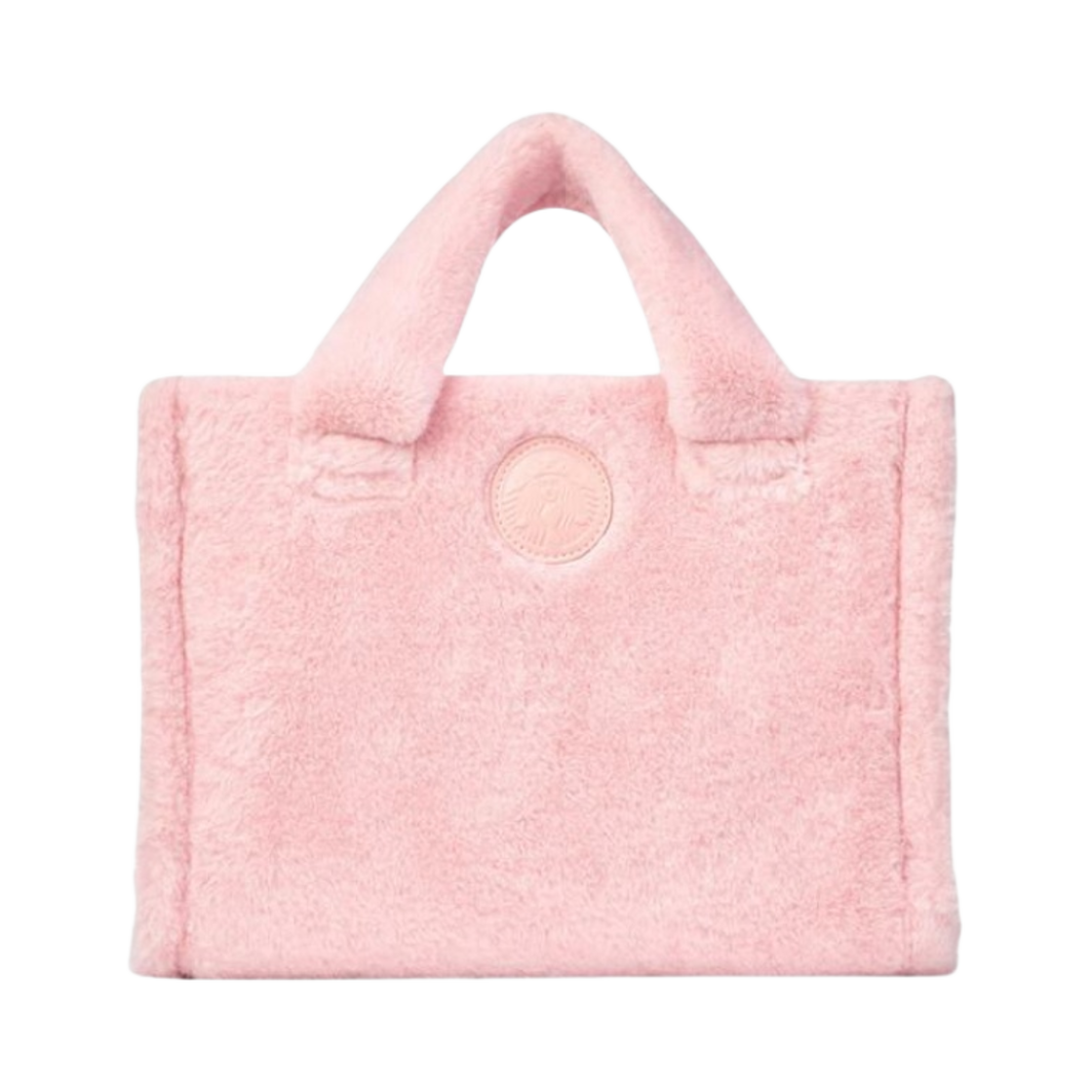 스타벅스 비마인 핑크 퍼 토트백(Starbucks Be Mine Pink Fur Tote Bag)