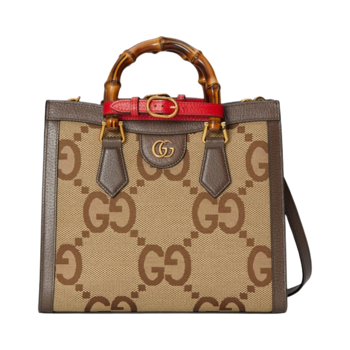 구찌 다이애나 점보 GG 스몰 토트백 카멜 에보니(Gucci Diana Jumbo GG Small Tote Bag Camel Ebony) - 2