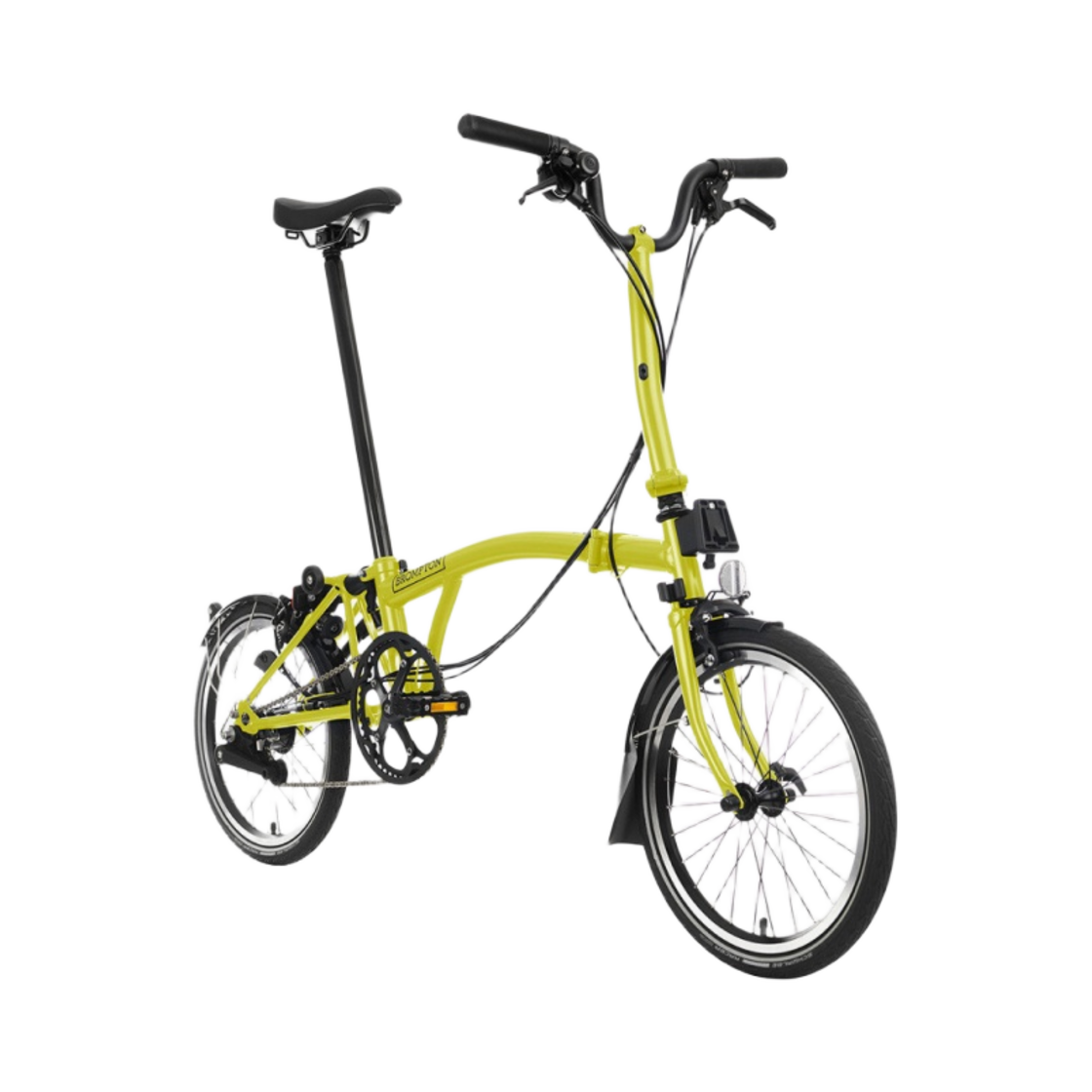 브롬톤 C 라인 익스플로어 6 스피드 랙 유주 라임(Brompton C Line Explore 6 Speed with Rack Yuzu Lime) - 2