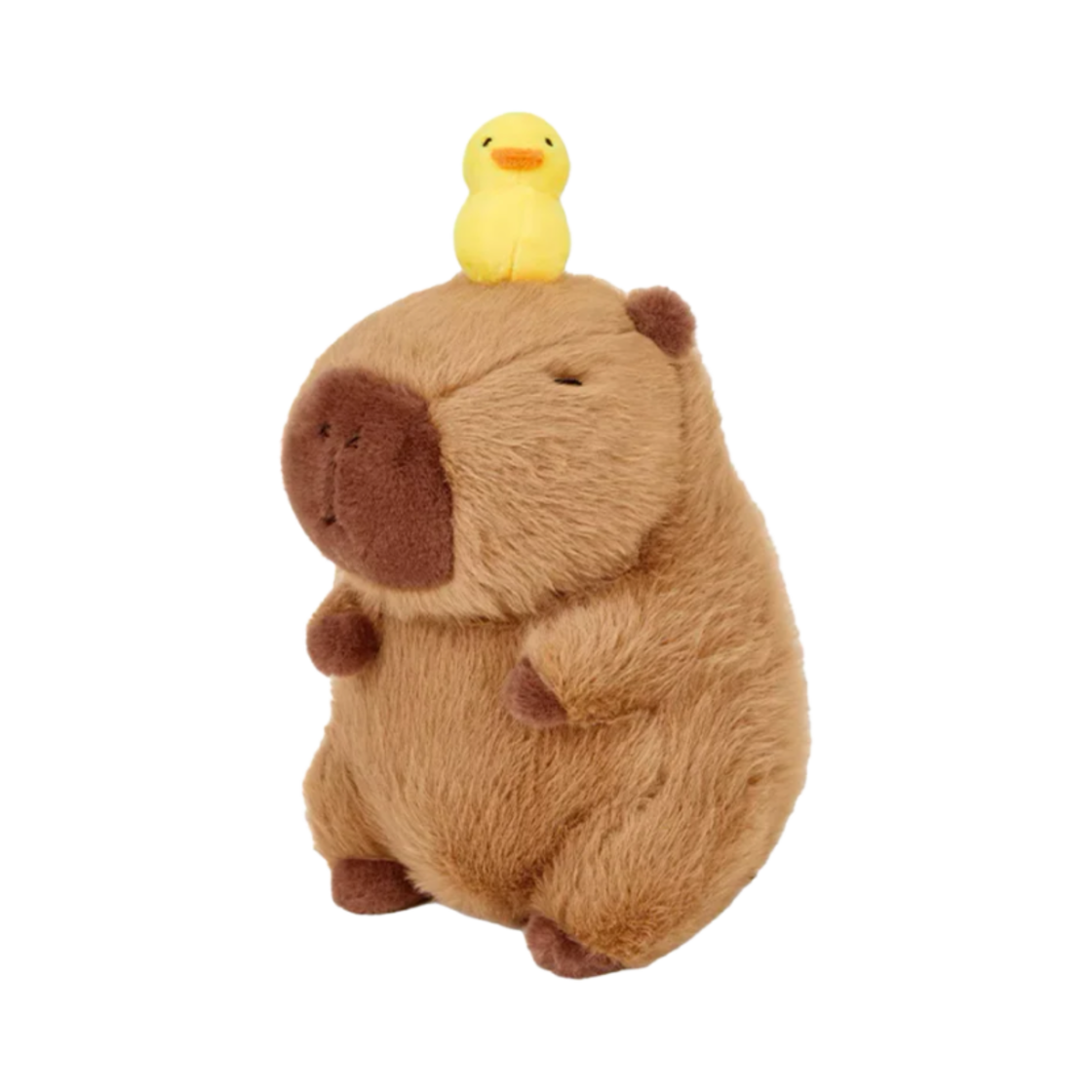 더 그린 파티 카피바라 & 오리 봉제 인형 브라운(The Green Party Capybara & Duck Plush Doll Brown)