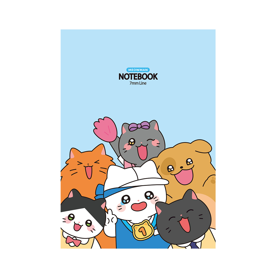 냐한남자_B5제본노트 1등 춘배(Meow Man B5 Binding Note 1st Chunbae)