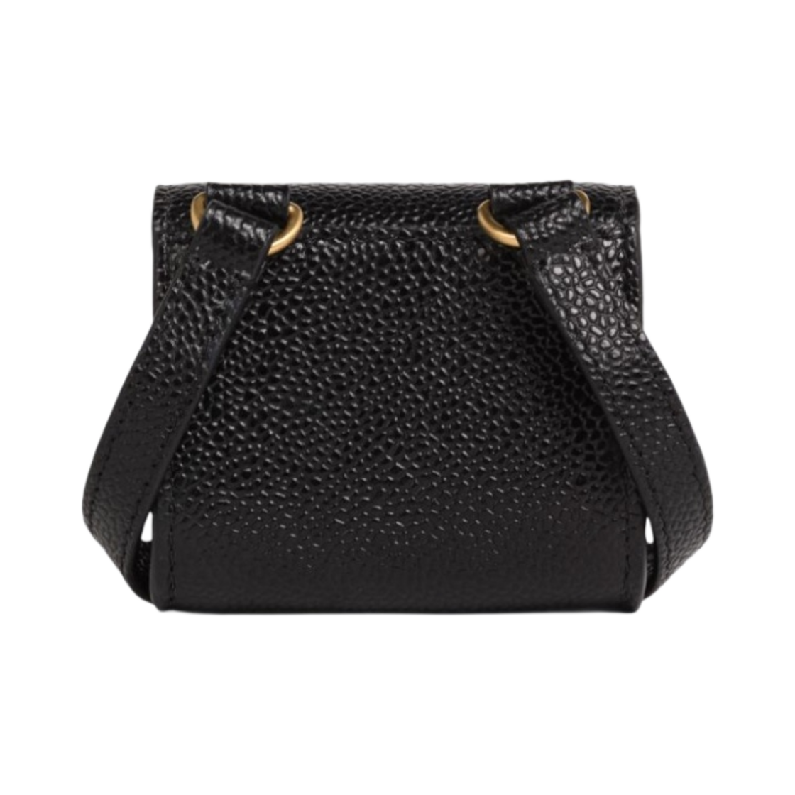 톰브라운 페블 그레인 레더 미니 파우치 블랙(Thom Browne Pebble Grain Leather Mini Pouch Black) - 3