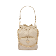 Prada Re-Edition 1995 Chaine Re-Nylon Shoulder Bag Desert Beige