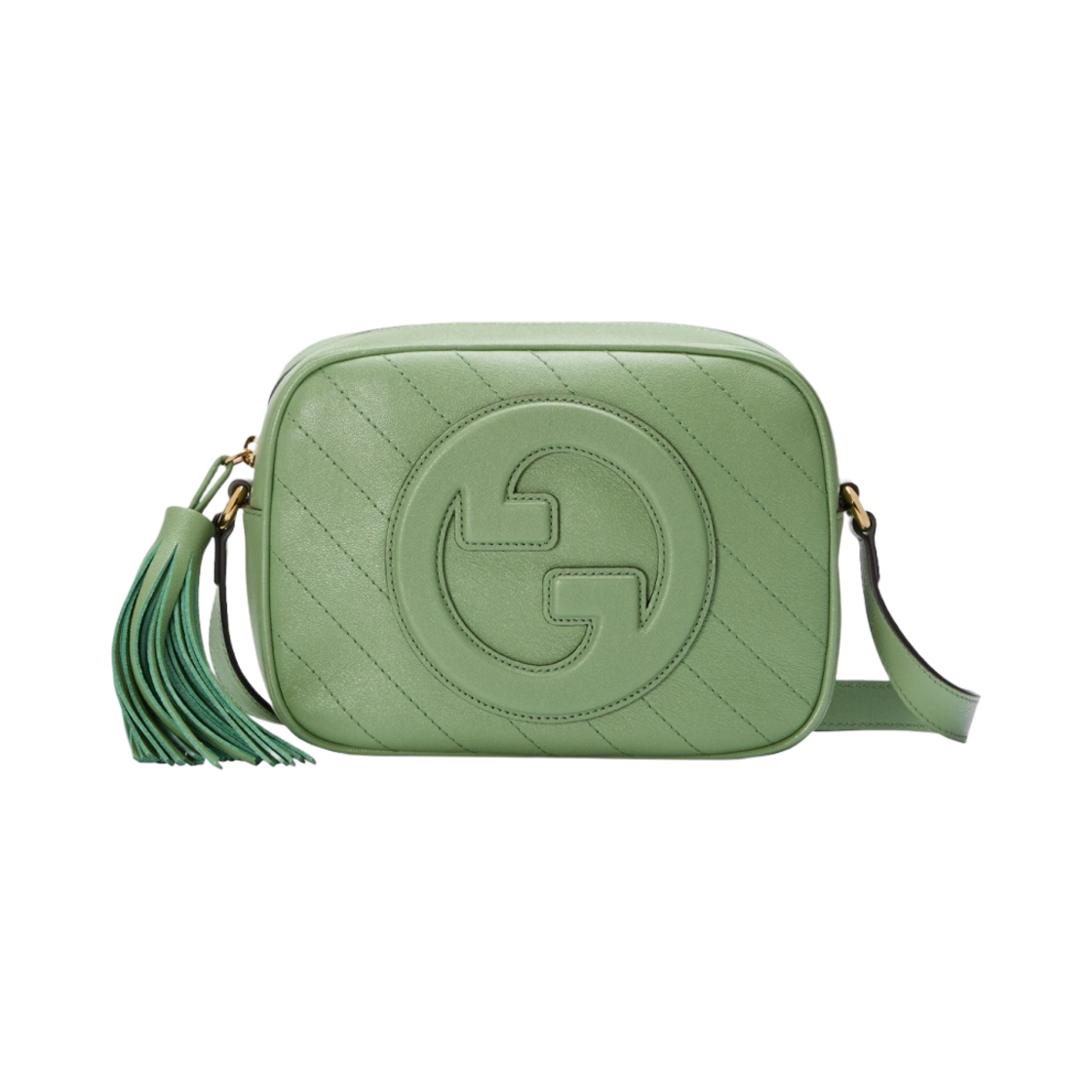 구찌 블론디 스몰 숄더백 그린 레더(Gucci Blondie Small Shoulder Bag Green Leather) - 1