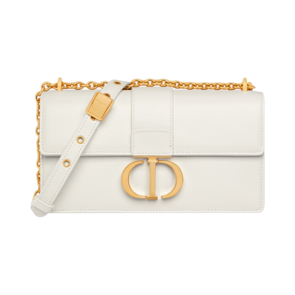 M9334UHEL-M030 Dior 30 Montaigne East West Bag Chain Latte Calfskin