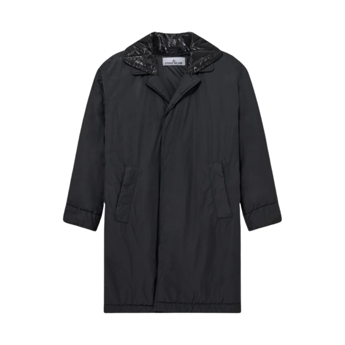 스톤 아일랜드 71132 나슬란 라이트 와트로 가먼트 다이드 파카 블랙 - 22FW(Stone Island 71132 Naslan Light Watro Garment Dyed Parka Black - 22FW) - 1