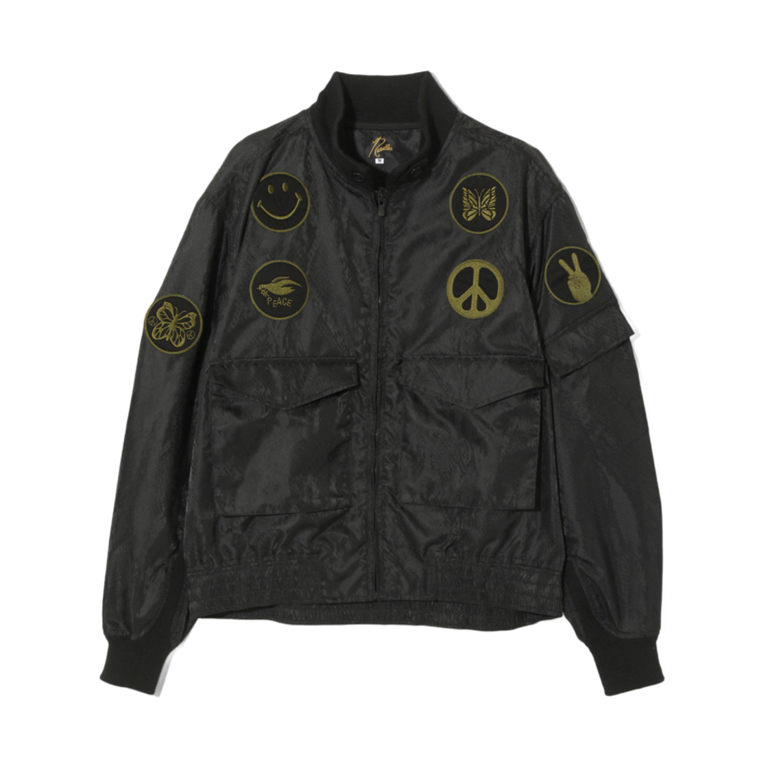 니들스 G8 자켓 파이썬 자카드 사틴 블랙(Needles G8 Jacket Python Jacquard Sateen Black) - 1