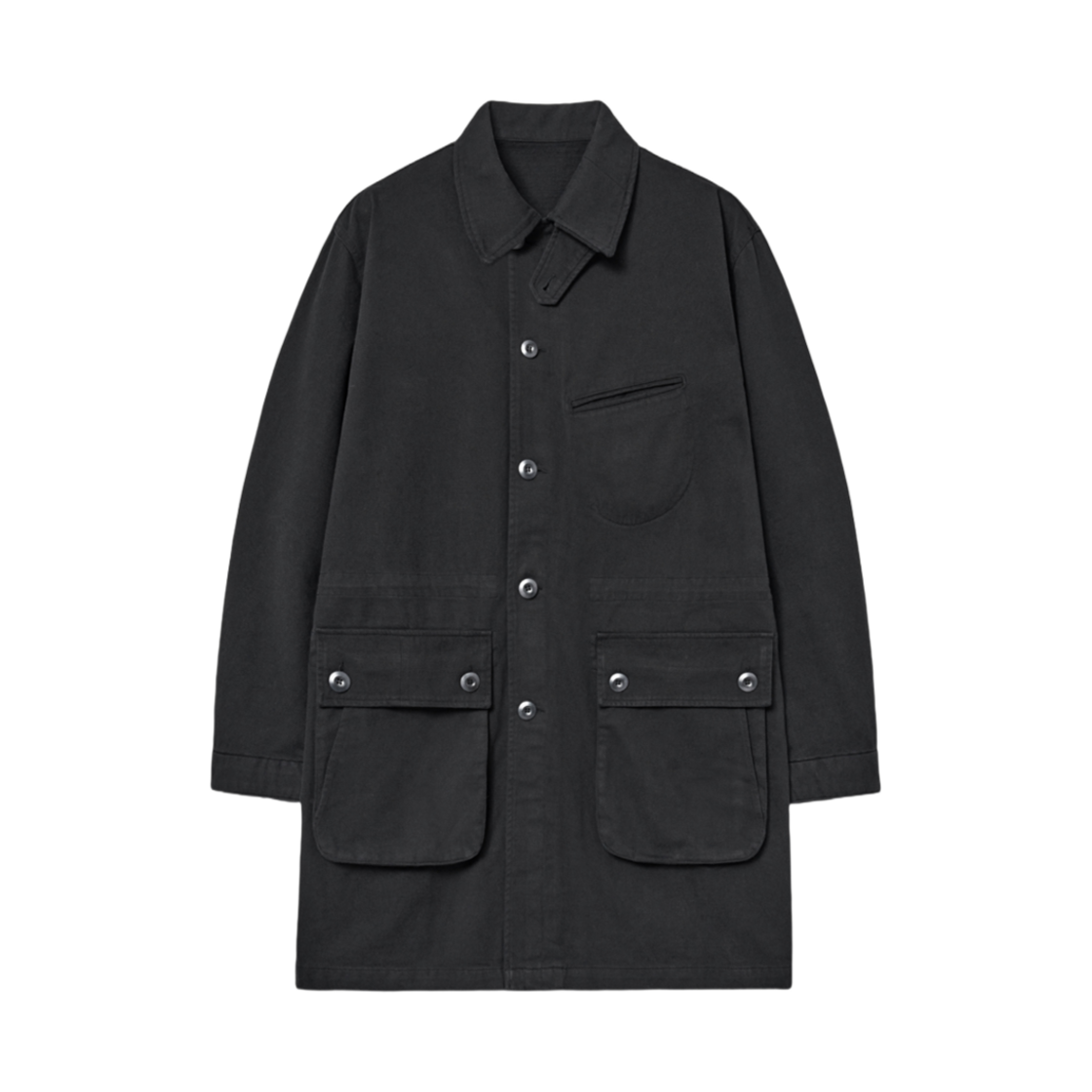해칭룸 밀 코트 블랙(Hatchingroom Mil Coat Black)