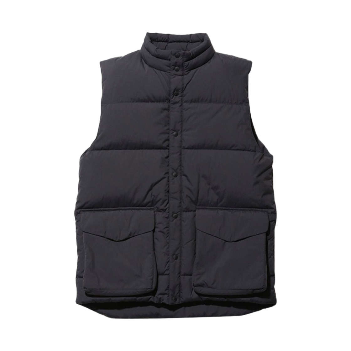 스노우 피크 리사이클드 나일론 립스탑 다운 베스트 블랙(Snow Peak Recycled Nylon Ripstop Down Vest Black) - 1