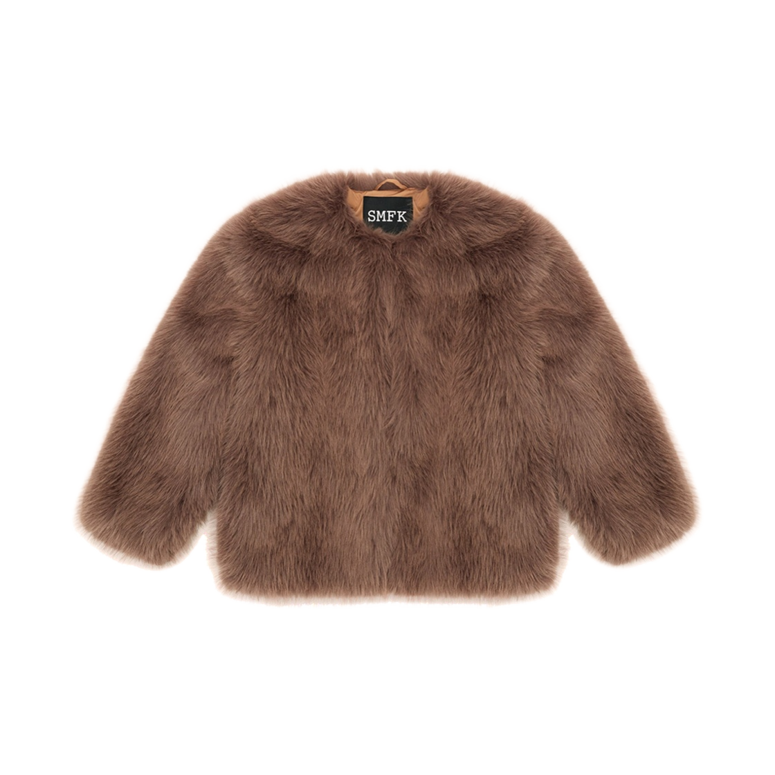 (W) 에스엠에프케이 와일드월드 클래식 포우 퍼 자켓 퍼플((W) SMFK Wildworld Classic Faux Fur Jacket Purple)