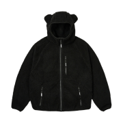 Palace Teddy Fleece Jacket Black - 24SS