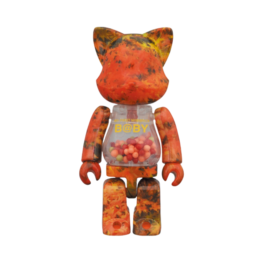 베어브릭 마이 퍼스트 래브릭 베이비 오텀 리브스 버전 100% & 400% 세트(Bearbrick My First Nyabrick Baby Autumn Leaves Ver. 100% & 400% Set) - 2