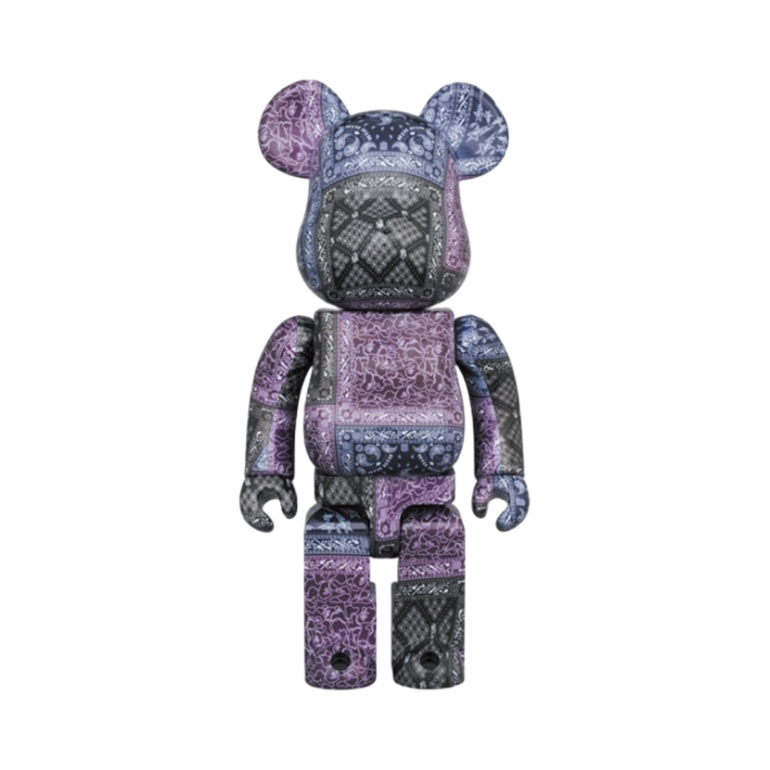 베어브릭 x 베이프 블랙 반다나 100% & 400% 세트(Bearbrick x BAPE Black Bandana 100% & 400% Set) - 3