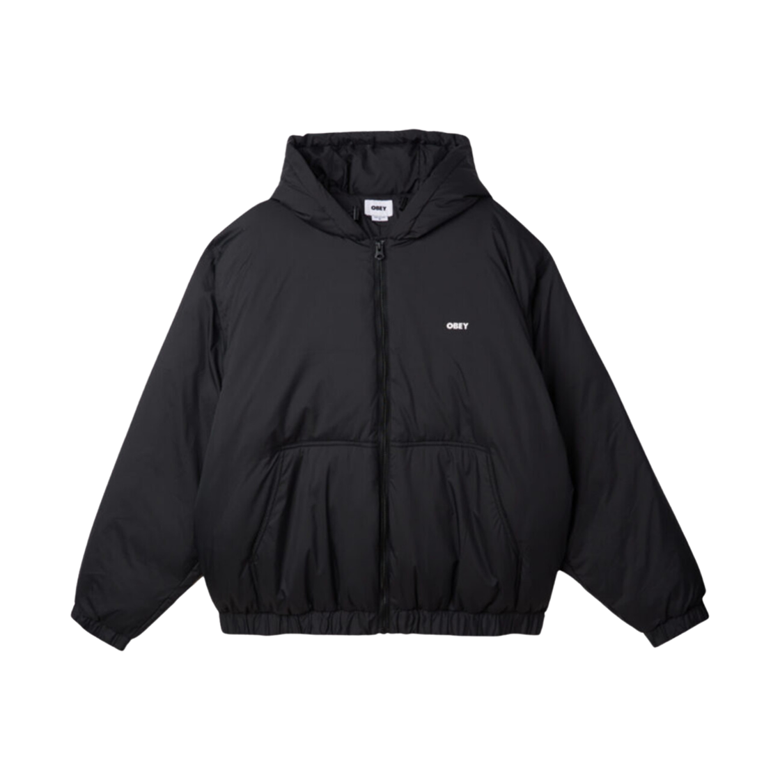 오베이 리트리트 후드 자켓 블랙(Obey Retreat Hooded Jacket Black)