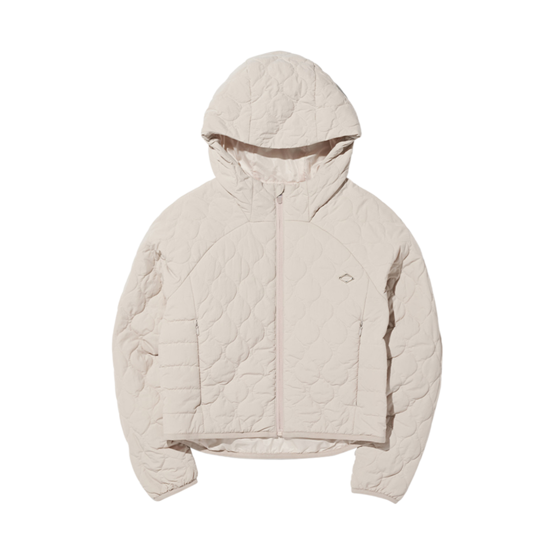(W) 미스치프 퀼티드 후디드 자켓 아이보리((W) Mischief Quilted Hooded Jacket Ivory)